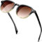 KANASTAL Sonnenbrille Damen Polarisierte Vintage Retro Runde Herren Sonnenbrille Leichtgewicht TR90 Rahmen mit Acetat Bügel UV400 Schutz, Schwarz Grün Rahmen und Braun Gläser
