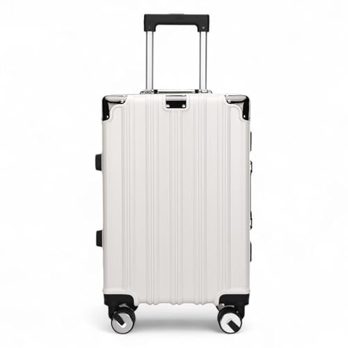 Infinity Leather Robust Hard Shell Cabin Suitcase 36 x 24 x 56 cm Luggage Suitable for Easyjet, Ryanair, Wizzair