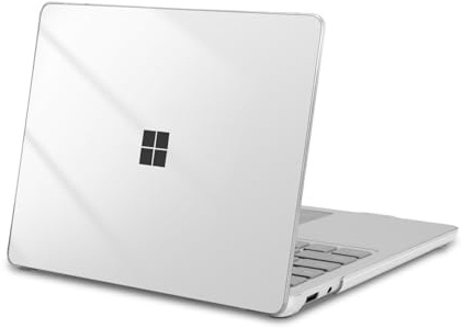 MOSISO Compatible with Microsoft Surface 13 inch Case 2025, Crystal Clear | Protective Plastic Hard Shell Case for Windows 11 Touchscreen Copilot+ PC Laptop 2095