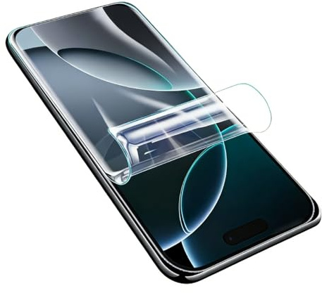 Silsewip Hydrogel Schutzfolie für iPhone 16, 2 Stück | Face ID Kompatibel, HD Klar, Kratzfestes Handy Hydrogel Folie für iPhone 16, Einfache Installation