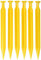 Coghlans ABS Tent Pegs - Yellow, 9 Inch