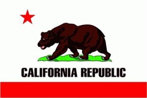 FRIP - Kalifornien Fahne Flagge Grösse 1,50x2,50m XXL USA California