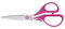 Wedo 9757009 Edelstahlschere Cut-it (17,5 cm gebürstet, Spezialschliff ergonomische Softtouch-griffe) pink/weiß