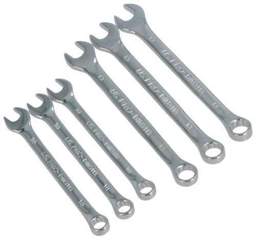 AB Tools 10mm and 13mm Metric Combination Spanners Spanner 3 of Each 6 Pack