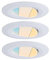 Paulmann 99935 Einbauleuchte LED Calla rund 3x5,5W Weiß matt schwenkbar Whiteswitch