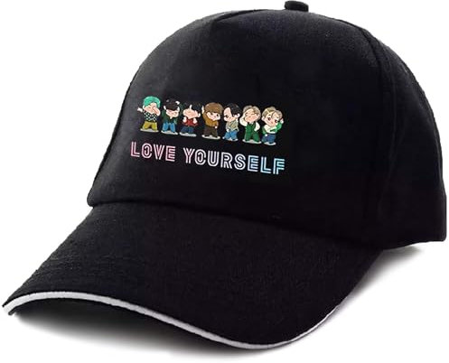 Kpop Love Yourself Suga Jim V Jimin Jhope Jin Rap Monster Baseball Cap Hat Hiphop Hat