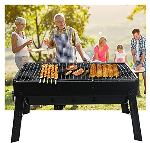 BANGHA Barbecue A Carbonella Acciaio Inossidabile Pieghevole Barbecue Grill Grill Charcoal Spiedi Grill Barbecue all'aperto Grill Barbecue Barbecue Grill Barbecue Portatile (Color : B)