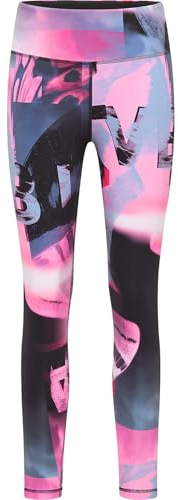 Venice Beach Sportleggings für Damen Prudence mit figurbetontem Schnitt S, AOP Virtual Patchwork