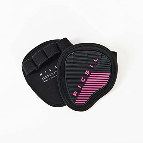 PICSIL Fitness Grip Pad, Guanti da Palestra Alternativi, Guantini Paracalli da Crosstraining, Calisthenics, Ginnastica, Pull-up, Bodybuilding, per Uomo e Donna (Powered Dirt)
