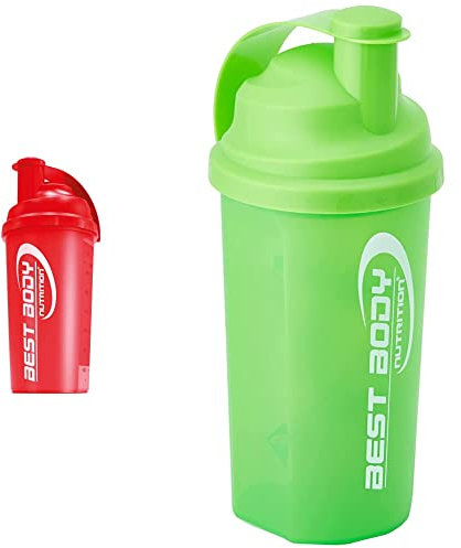 Best Body Nutrition Edition Shaker, Coctelera Deportiva, 700 ml & Shaker, verde , 700 ml