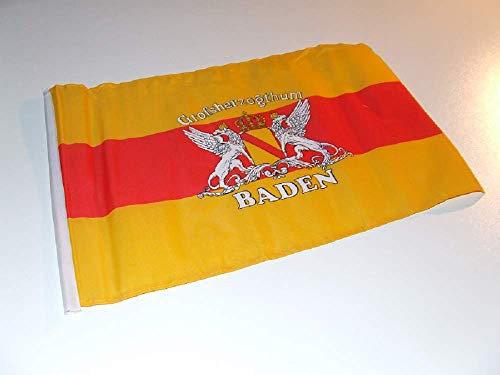 Großherzogtum Baden Badener Badische mit Wappen 2 Flagge/Fahne 30x45 cm