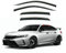XTRU Auto Windabweiser für Honda Civic MK11/FE 2022-2023, Regensicher Schneesicher und Sonnensicher Einfache Montage Dekorative Auto Fenster Zubehör