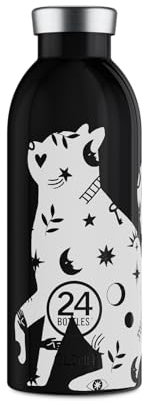 24Bottles Clima Bottle - Borraccia Termica 500 ml Acciaio Inox, Bottiglia Termica Thermos 100% Ermetico (12h Hot 24h Cold) dal Design Italiano, Borracce Termiche Ecologiche, Water Bottle Galileo