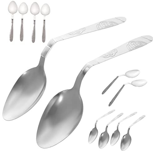 Vaguelly 12stücke Biege-löffel Für Zaubertricks Realistische Requisiten Für Mentale Illusionen Für Bühne Bar Party Unterhaltung Für Anfänger Und Profis Spaß Für Jung Und Alt