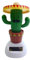 JAWSEU Solar Tanzendes Spielzeug Auto Armaturenbrett Tänzerin Wackelköpfe Spielzeug Kaktus Shaking Head Tänzerin Figur Armaturenbrett Ornament Tanzende Solarfigur Dashboard Kaktus Tanzende Puppe