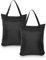 OTraki 2 Sac Linge Sale Voyage, 30x40CM Sac à Linge Mouillés Piscine Imperméable avec Poignée, Mac a Couches Bebe Sac De Rangement pour Étudiants Appartements Les Voyages et la Plag,Noir