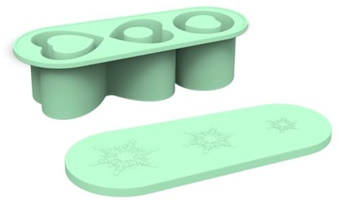 Ice Cube Tray for Stanley Cups, Upgraded version of Fun Heart-shaped Ice Tray,3 Sizes Stanley Cup Ice Mold for Chilling Drinks, Coffee, Juice, Whiskey