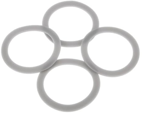TUBBEK 4 Pcs Grey Rubber Blender Gaskets Seal Fit Black for decker Blender Models BL1900 BL3900 BL4900 BL5000 BL5900 BL6000 BL9000