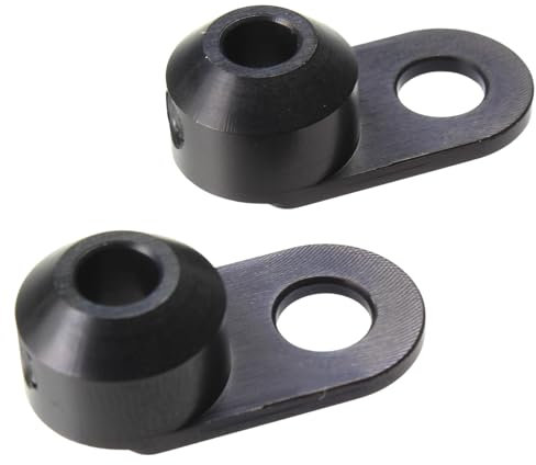 Chopz & Cruiz Blinkerhalter/Blinkeradapter für die Bullet-Atto-Blinker von Kellermann → CNC gefräst → Alu schwarz eloxiert (6 mm Montageloch)