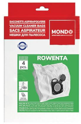 SOS Accessoire Boîte de 4 sacs pour Aspirateur ROWENTA ZR200520