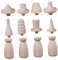 Homoyoyo 1satz Unfinished Wooden Peg Dolls Für Diy Malprojekte Bastelset Für Blanko Holzfiguren Zum Bemalen Kreative Kunsthandwerks Supplies Für Eltern-aktivitäten