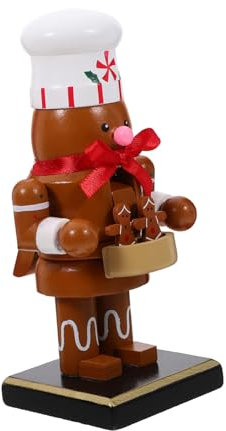 CHICAMPERA Bonhomme en D'Épices Casse-Noisette Glaçage De Noël Casse-Noisettes Enfants Casse-Noisette Décoration Marionnette Casse-Noisette Mini Ornements Décorations Fête De Noël