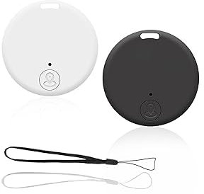 Localizador de Llaves 2 Pack | Llavero GPS Tracker Bluetooth Key Finder Smart Tag Compatible con iOS y Android | Material robusto