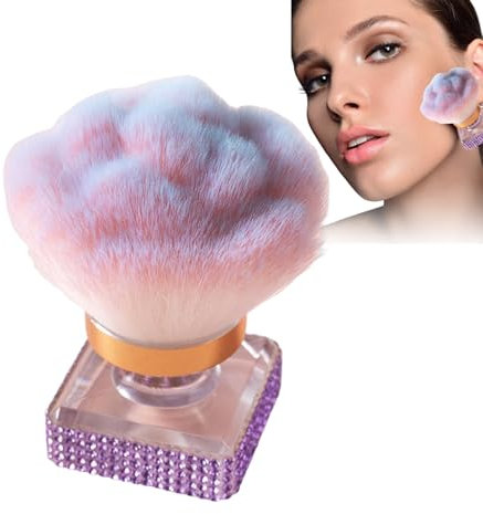 Setting Powder Brush, Makeup Powder Brush, Blush Contour Brush, Soft Bristle Makeup Brush, Contouring Makeup Tool for Contouring, Highlighting Nail Cleaning, Manicure Pedicure