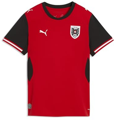 PUMA Damen Öfb Home Jersey Replica W Trikots, Puma Rot-puma-schwarz, M EU