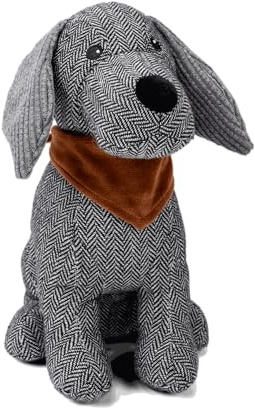 TrendPet Türstopper, Stopper für Fenster und Türen, tierische Türstopper, gefüllt mit 1Kg Sand, dekorativ (Hund Hugo)