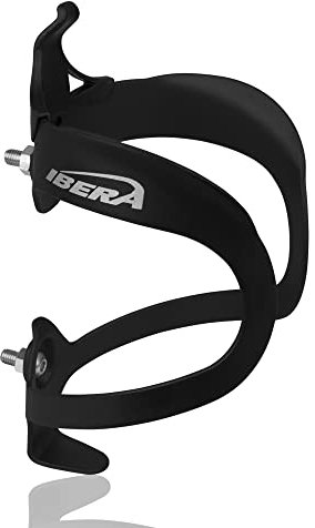 Ibera Porte-Bouteille en Aluminium léger, IB-BC5-BK, Noir, n/a