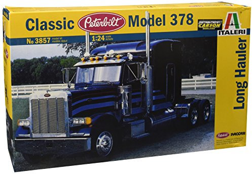 Italeri 510003857 - 1:24 Peterbilt 378 Long Hauler, Blau