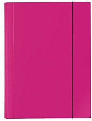 VELOFLEX 4432371 - Sammelmappe Velocolor, DIN A3, Eckspannermappe, Ordnungsmappe, Zeichenmappe, pink