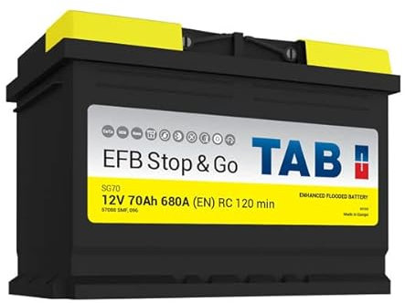 Tab Start Stop Efb Sg70 Batterie Voitures, 12 V 70Ah 680 Amps (En)