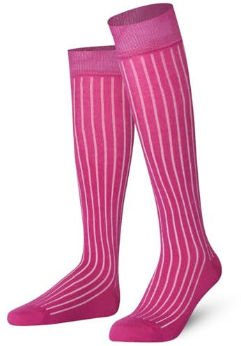 Mysocks Calzini alti al ginocchio Costola Fucsia