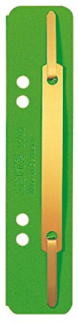 Leitz 3701-00-55 Heftstreifen, 35 x 158 mm, Colorspankarton, grün