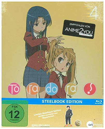 Toradora! Vol. 4 - Limited Steelbook Edition [Blu-ray]