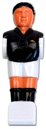 Karella fu?ballspieler kunststoff schwarz wei? 13 mm