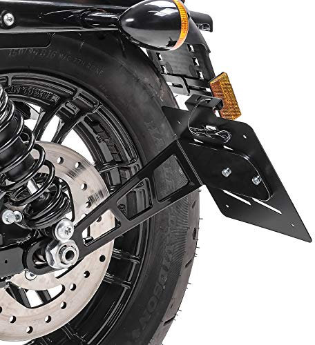 Kennzeichenhalter seitlich L für Harley Davidson Sportster 883 Iron 19-20 schwarz