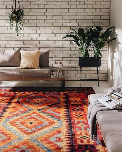 benuta Nest Artis - Rechteckig - Pflegeleicht für Wohnzimmer Schlafzimmer, Multicolor, 80x165 cm