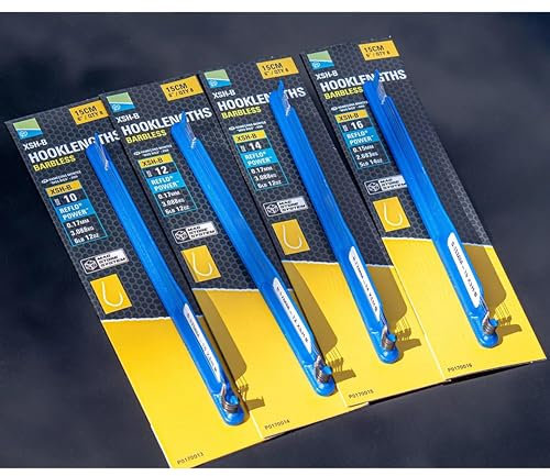 Preston Innovations XSH-B 6 Hooklength Barbless Mag Store Rig (10)