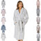 Light & Shade Pretty Woman PWB7940 Accappatoio donna Coral Supersoft Fleece Accappatoio, Senza cappuccio - Grigio, S/M