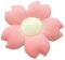 Aodafei Kissen Blumenform,Flauschige Weiche Blumen Kissen Form Sitzkissen Kinder,Kawaii Kissen Blumen Bodenkissen Sofa Kissen,Rosa Kirschblüten Form Plüsch Blume Kissen,Φ40 cm