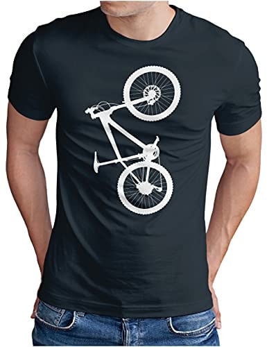OM3® Hardtail Mountain Bike T-Shirt - Herren - Fahrrad MTB Bicycle Biking - S - 5XL