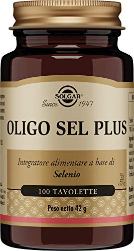 Solgar Oligo Sel Plus 100 mcg 100 Tavolette Selenio e Immunità | Il selenio contribuisce alla normale funzione della tiroide e del sistema immunitario.