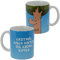Ralph Ruthe Tasse - Baum Erstmal einen hinter die Krone kippen. Kaffeetasse aus Keramik Blau 320 ml