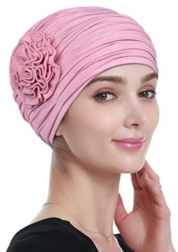 Alnorm Head Beanie Geschenke für Krebspatienten Frauen die eine Chemo durchlaufen Hell-Pink