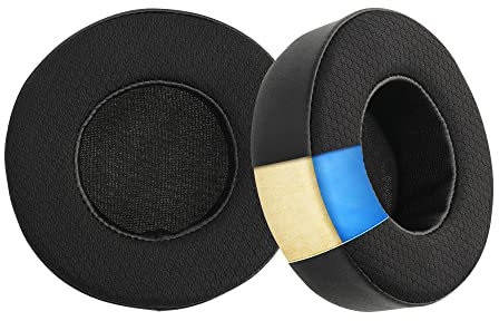kwmobile 2X Ohr Polster kompatibel mit Corsair Virtuoso RGB Wireless - Ohrpolster Kopfhörer - Kunstleder Polster für Over Ear Headphones - Cooling Effekt