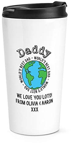 Personalised World's Best Daddy Travel Mug Cup