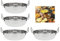 U COOK Balti Dish Set of 4. Stainless Steel Kadhai, Curry Bowel and Indian Cuisine Dishes. Multipurpose Indian Serving Karahi Restaurant Style Food Cooking and Serving Handled Dishes. (13cm x 4 Pack)